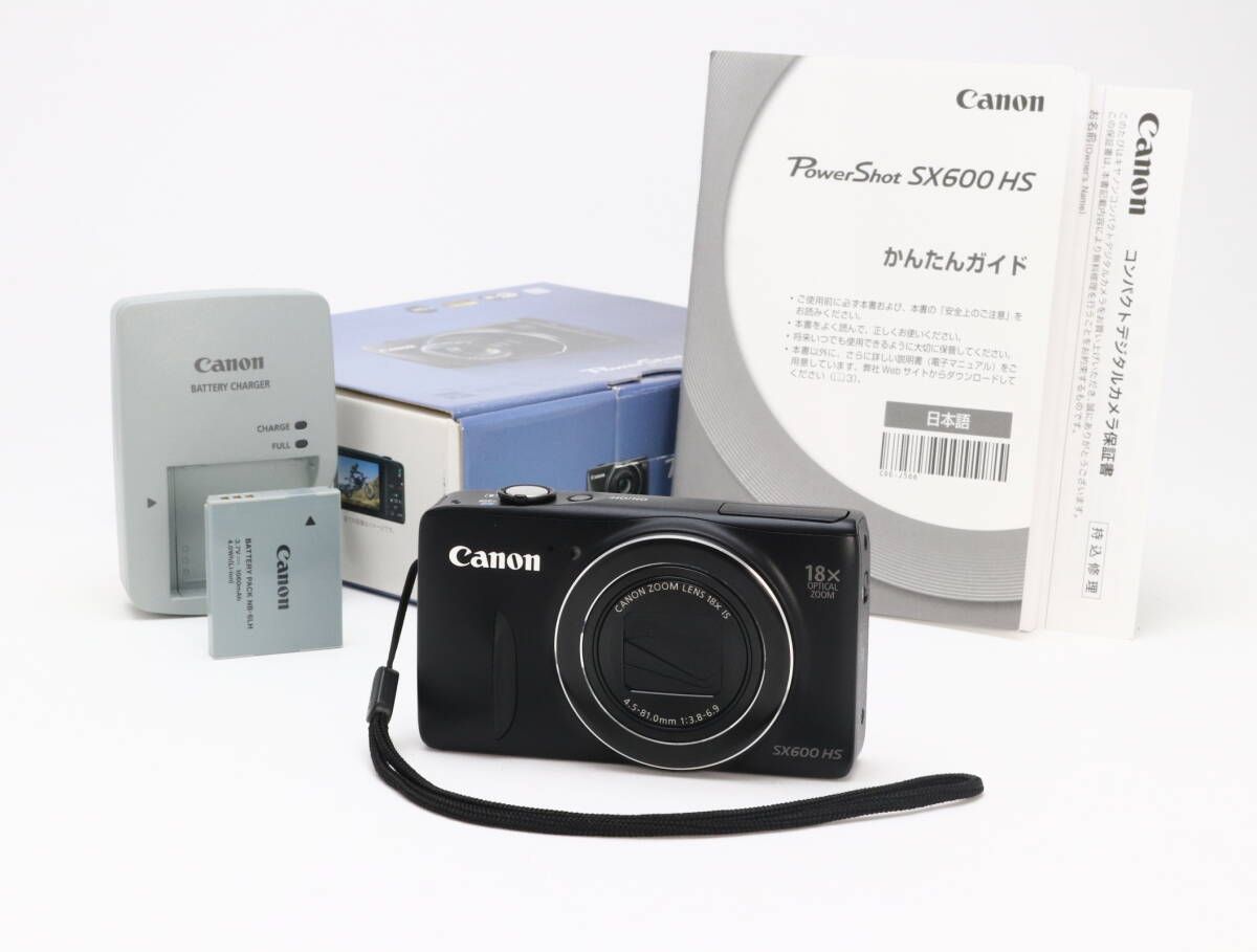 CANON Powershot SX600HS ブラック　動作確認済 Amazon | Canon デジタルカメラ Power Shot SX600 HS ブラック 光学18