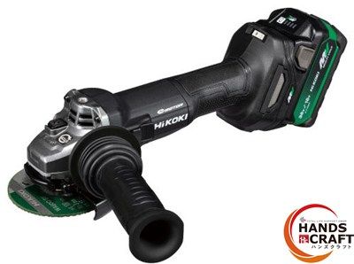 ♥ HiKOKI ハイコーキ 100 mmディスクグラインダ バッテリー ×2付 ハンズクラフ