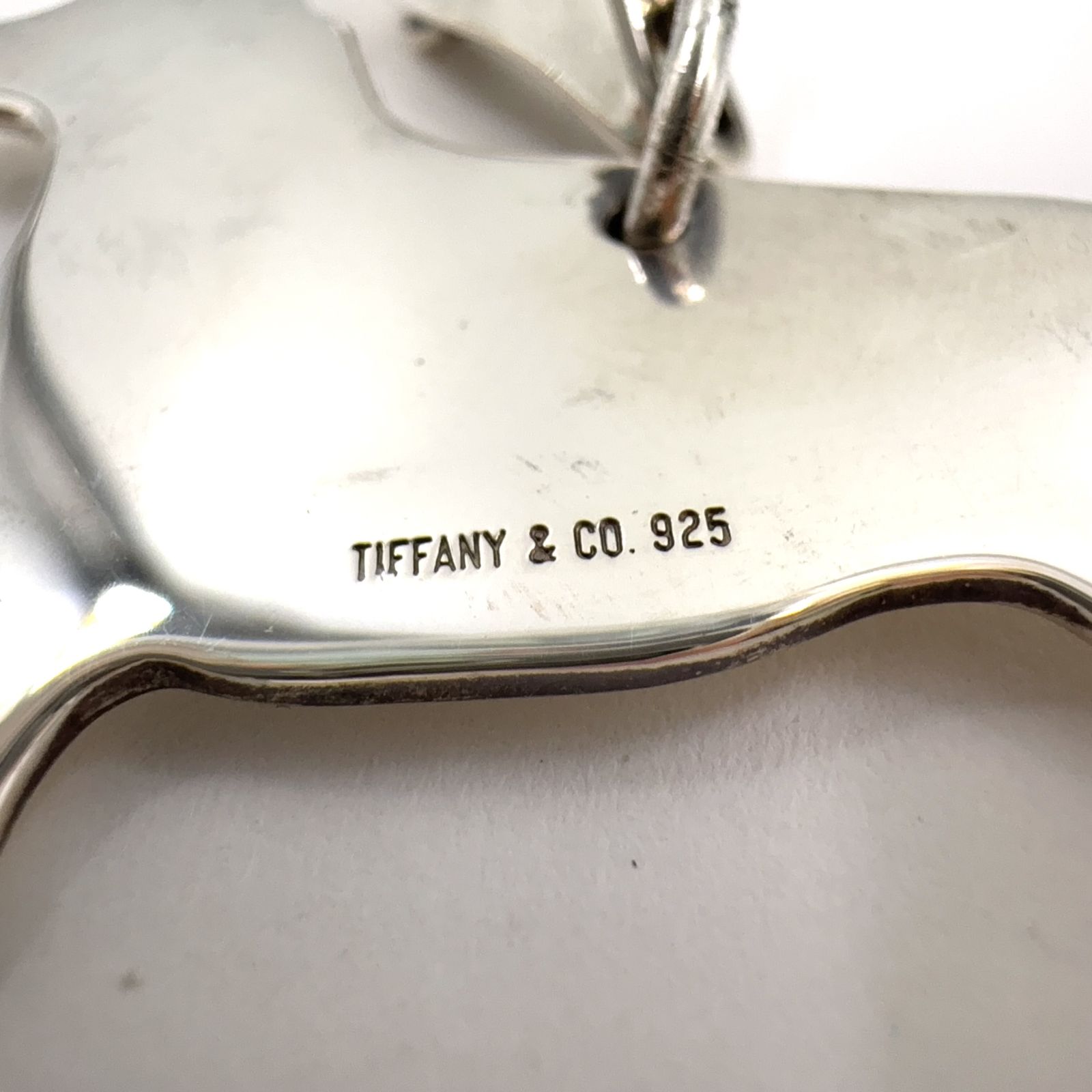  TIFFANY - Co. ゴールデンレトリバー キーホルダー メタル シルバー ドッグチャーム その他 小物
