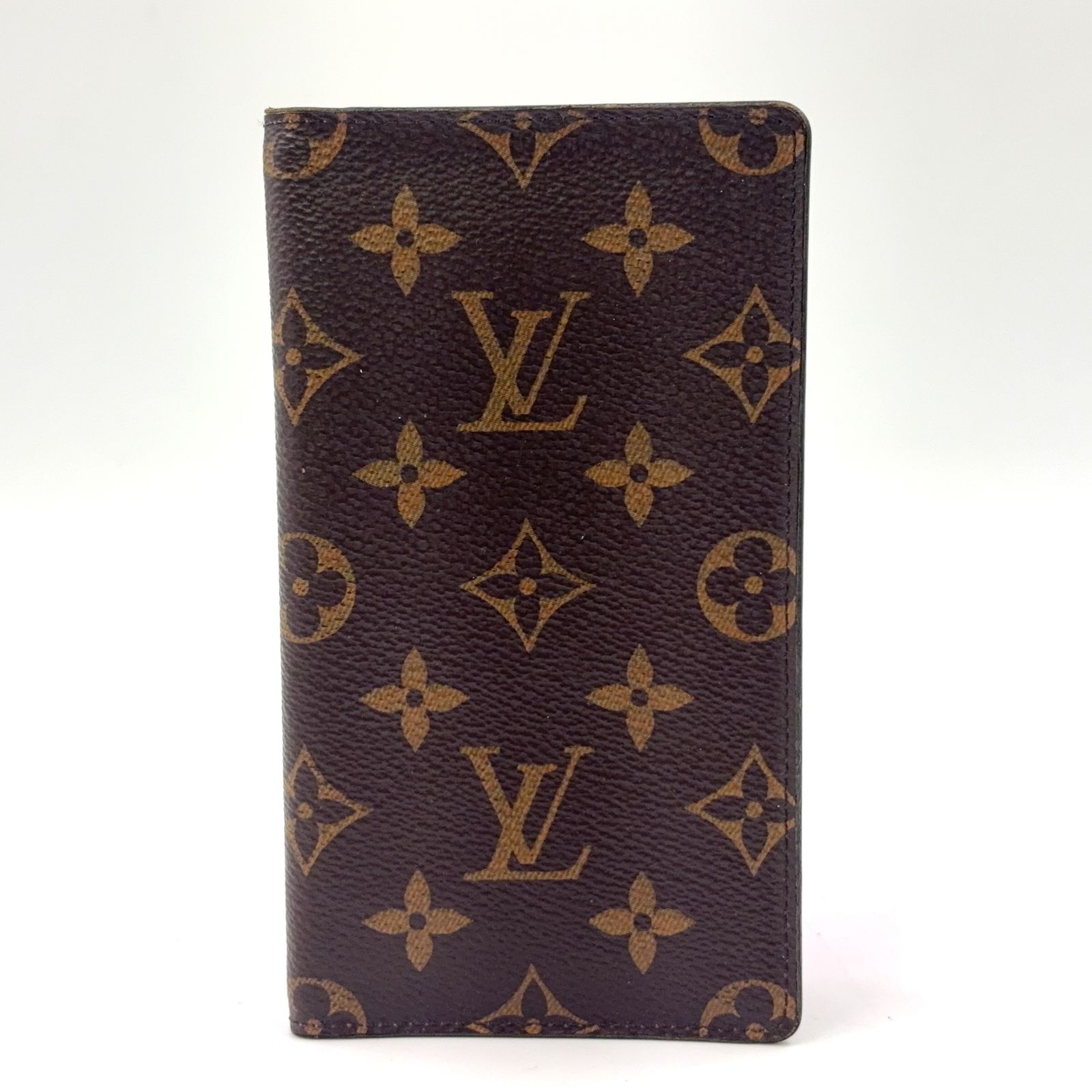 LOUIS VUITTON アジェンダ･ポッシュ レザー ブラウン 手帳カバー R 20503