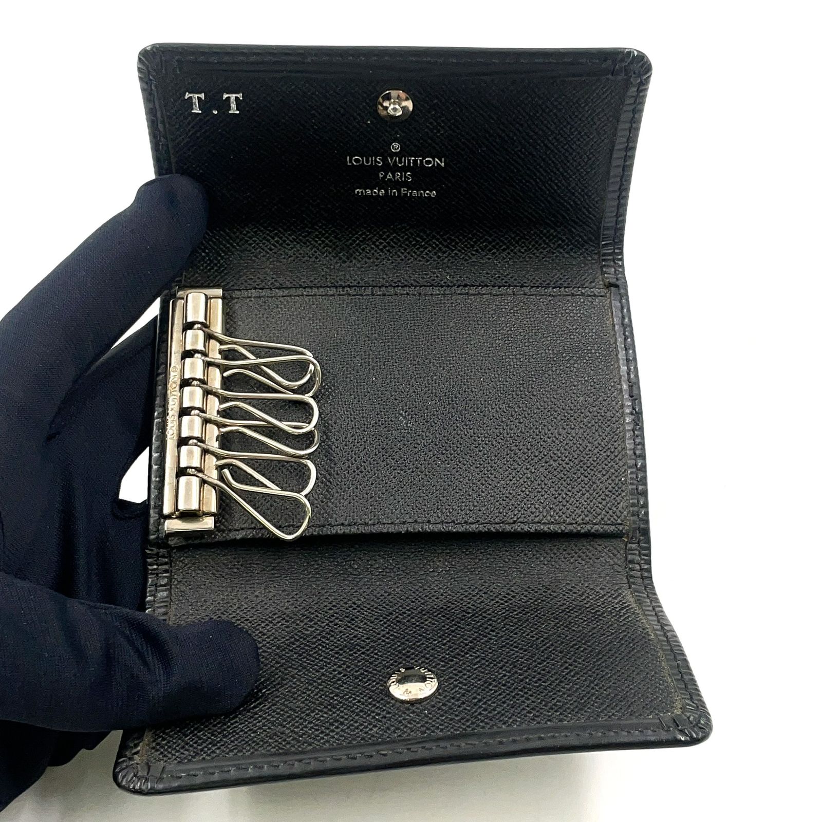 LOUIS VUITTON ミュルティクレ6 エピ エピ ノワール レザー ブラック