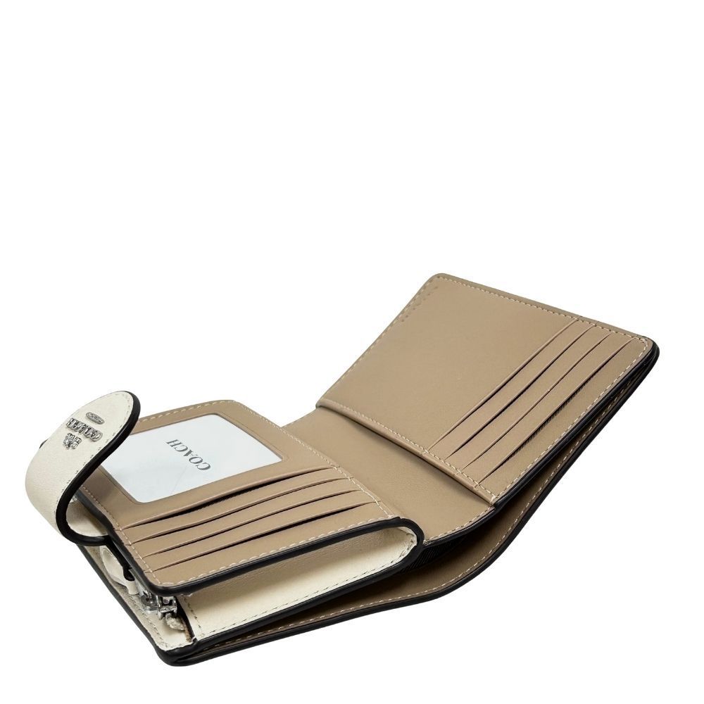  コーチ 財布 レディース COACH 折り財布 スター プリント ミディアム コーナー ジップ ウォレット CCL 64 SVCAH チョークマルチ 二つ折り財布 折り財布