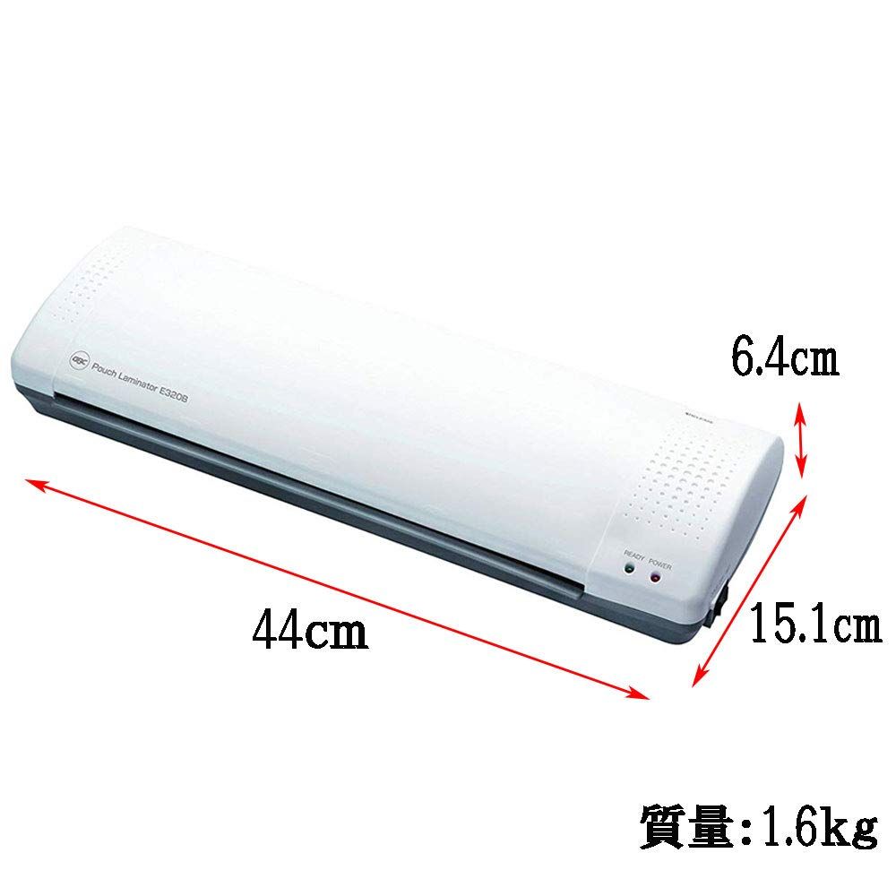 GBC パウチラミネーター A 3 2本ローラー ホワイト