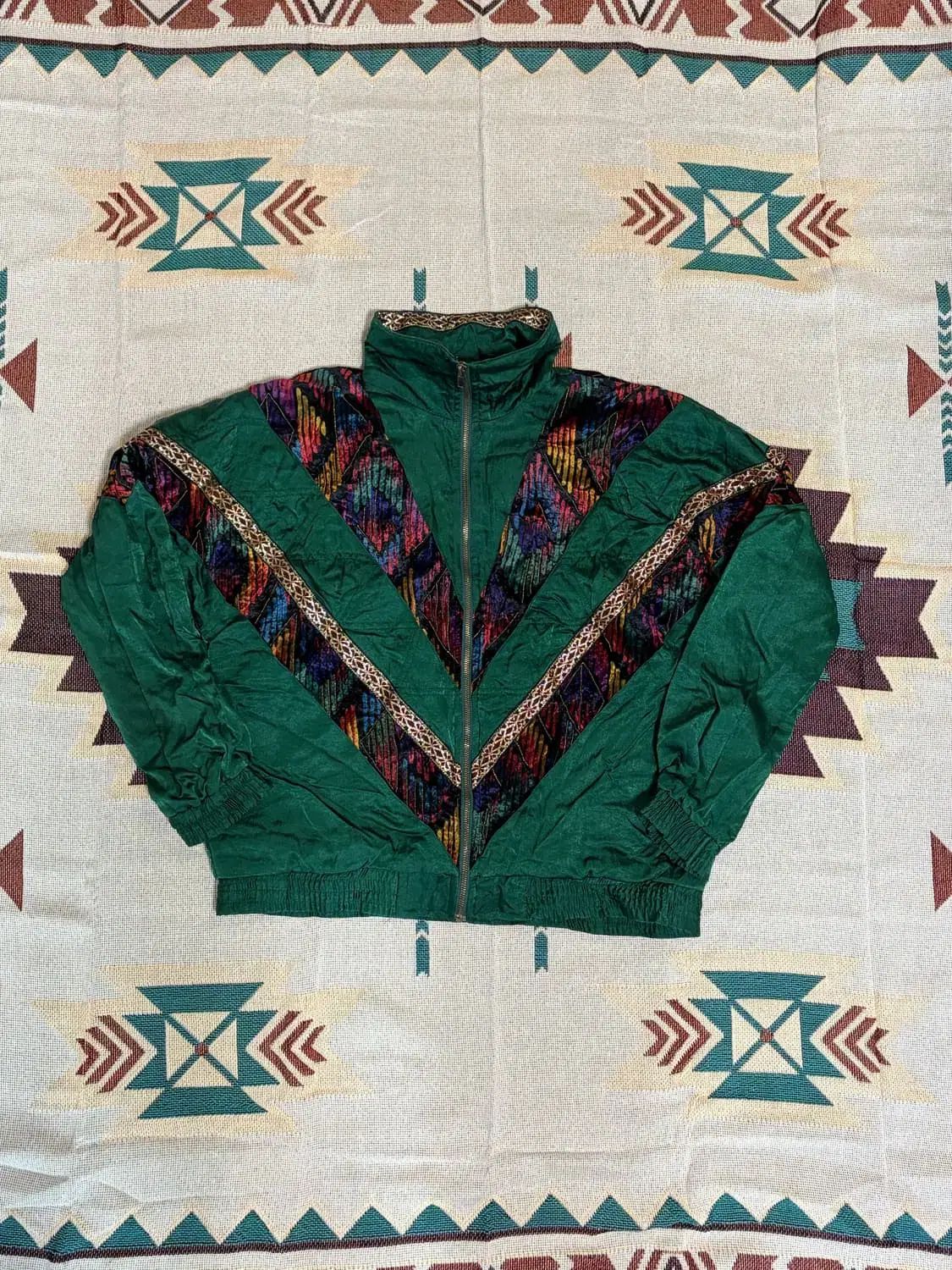 80 90 S BOCOO 香港 ウェスタン スイングトップ ドリズラージャケット