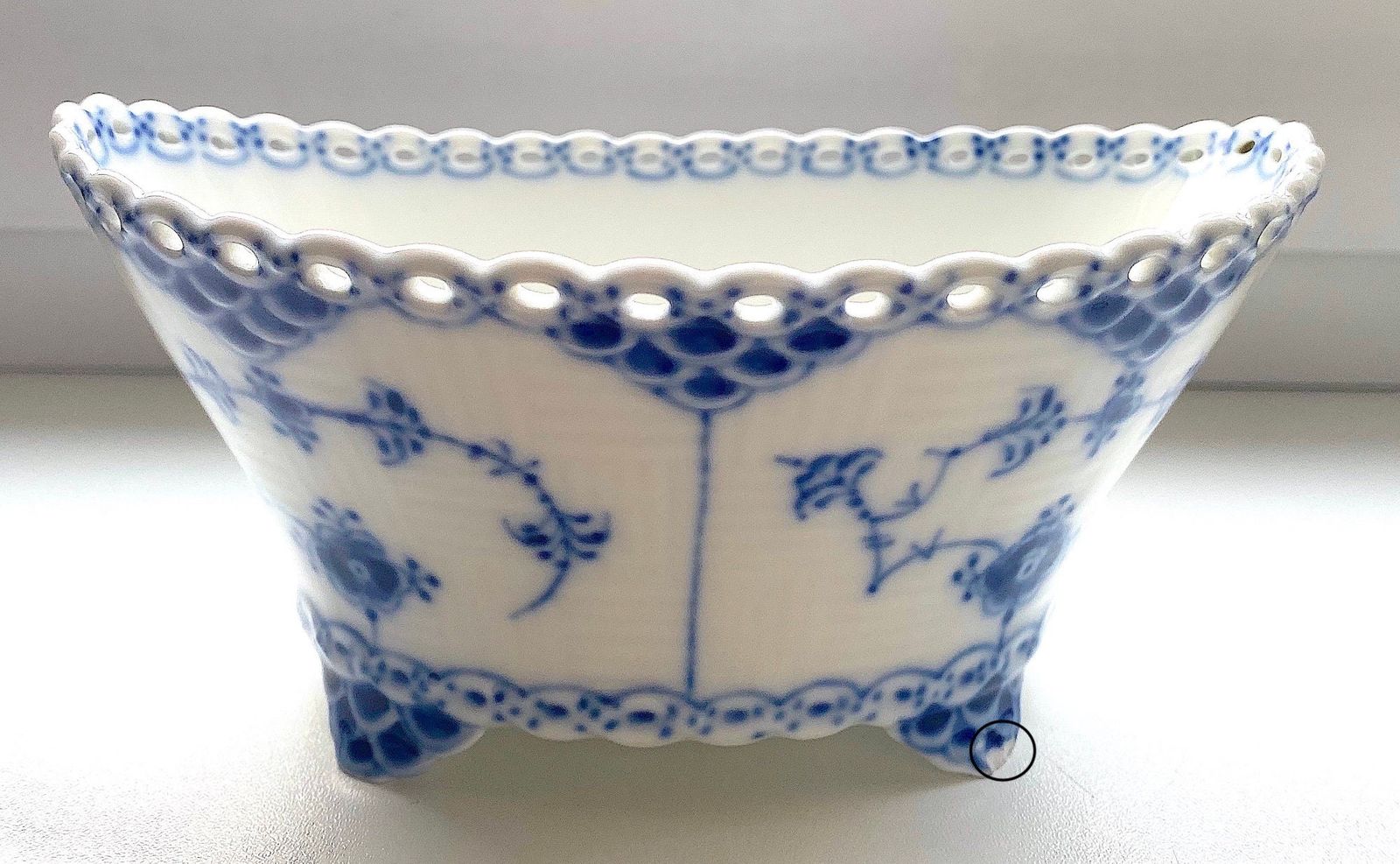  ロイヤルコペンハーゲン ブルーフルーテッド フルレース ボウル 品 1960年代製 No. 1177 皿 食器