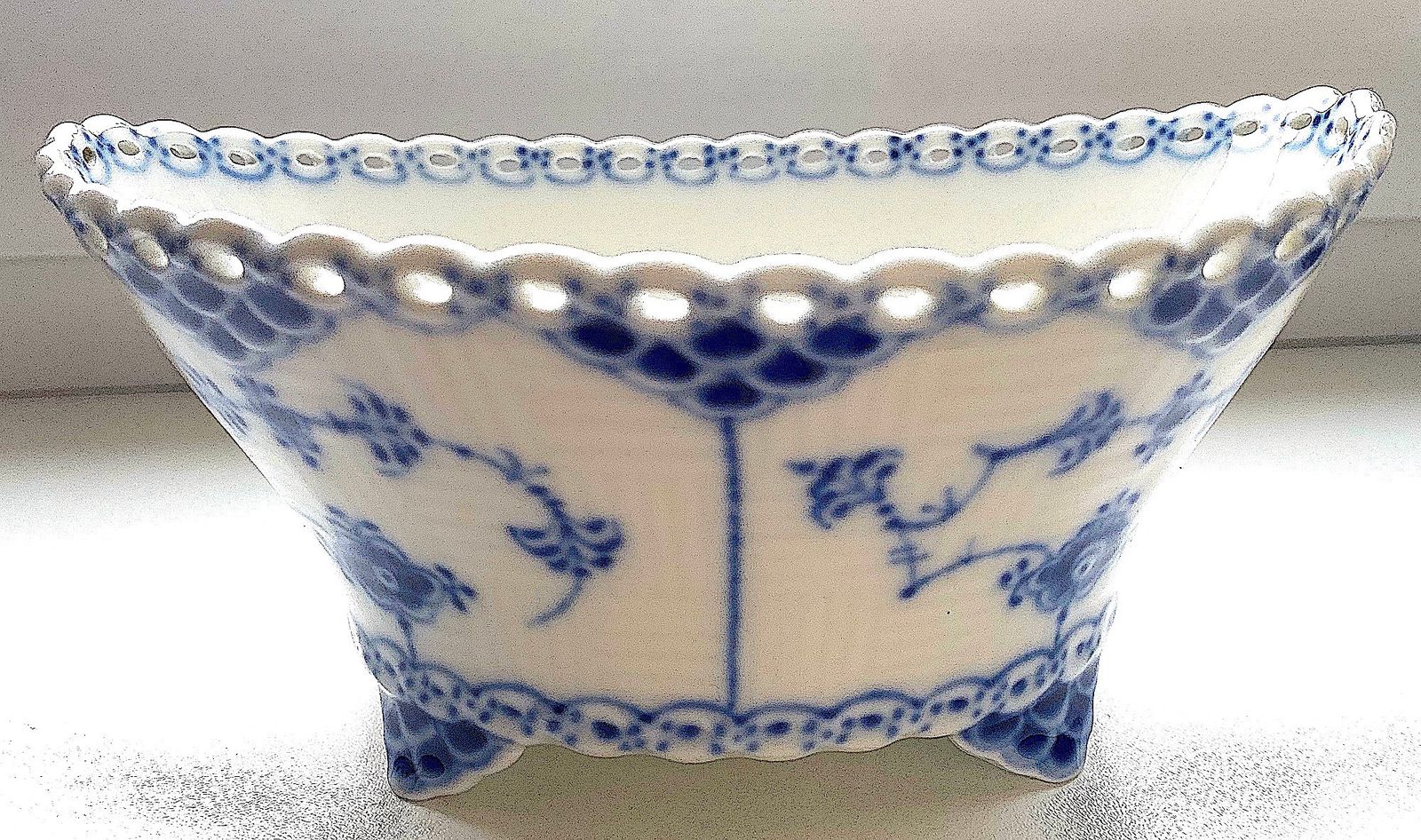 ロイヤルコペンハーゲン ブルーフルーテッド フルレース ボウル 品 1960年代製 No 1177