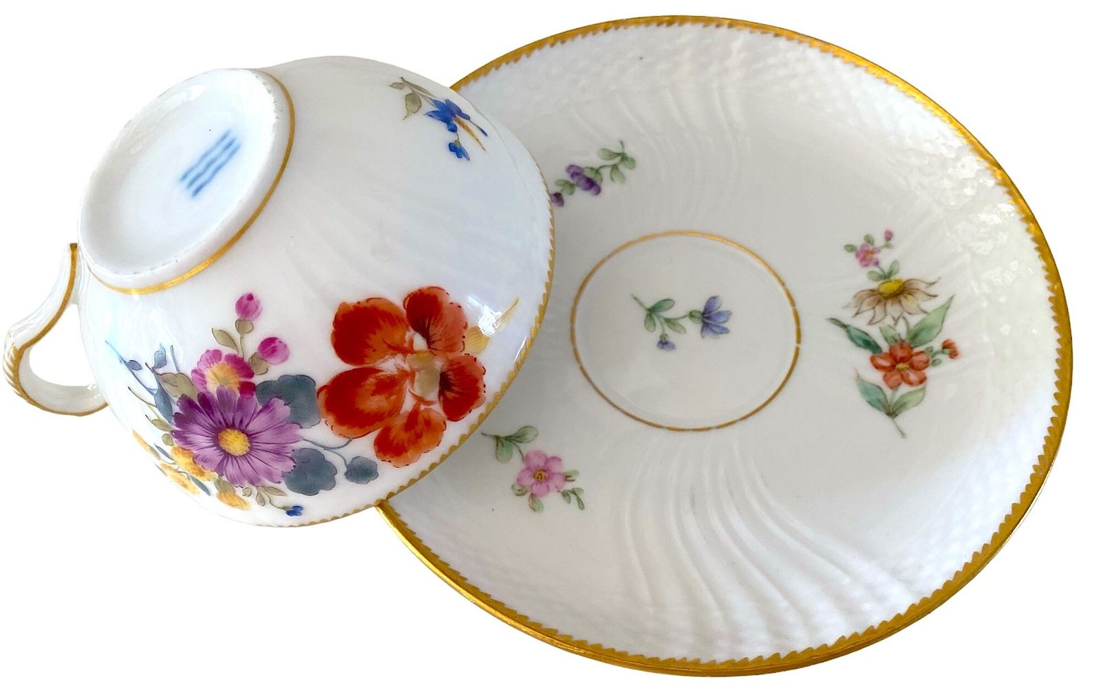 ティーカップ＆ソーサー サクソンフラワー