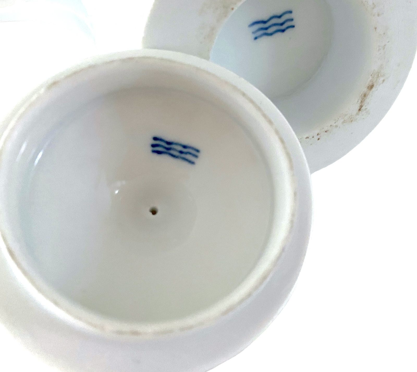  ロイヤルコペンハーゲン アンティーク ホワイトパレス磁器 コーヒー ティーポット 1890 1920年代 皿 食器