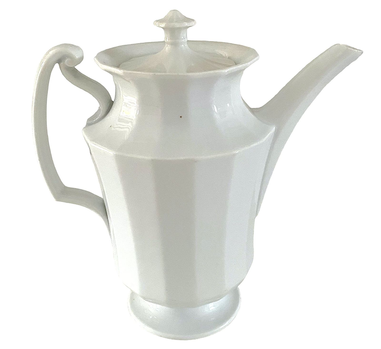 ロイヤルコペンハーゲン アンティーク ホワイトパレス磁器 コーヒー ティーポット 1890-1920年代