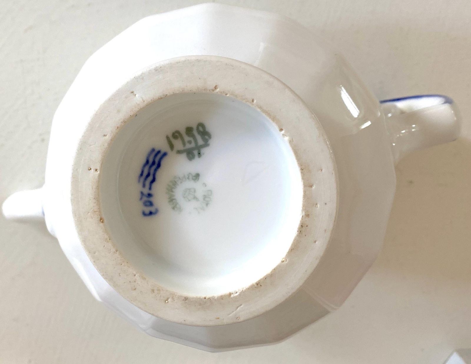 ブルーフラワー磁器 アンティークデンマーク