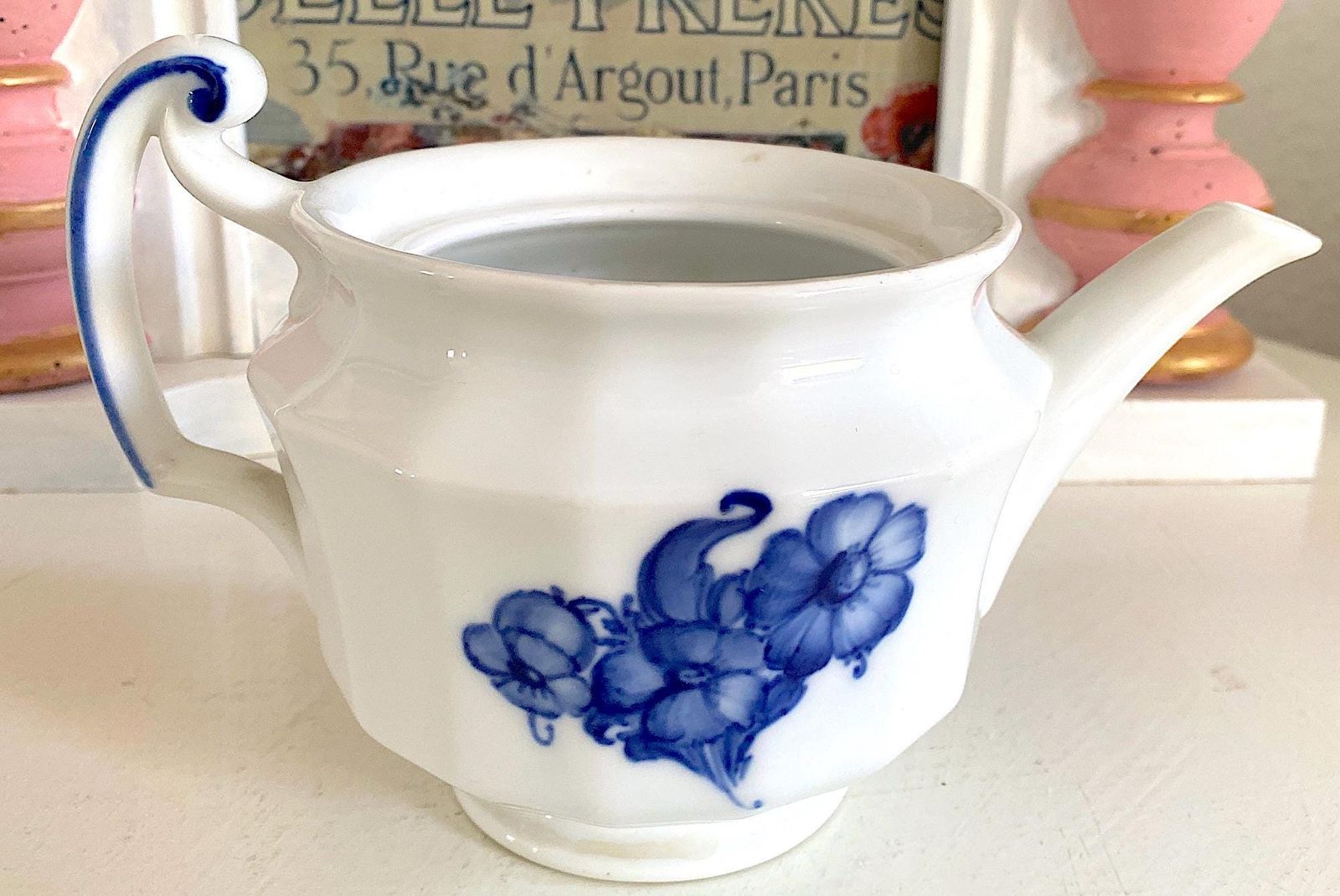 ブルーフラワー磁器