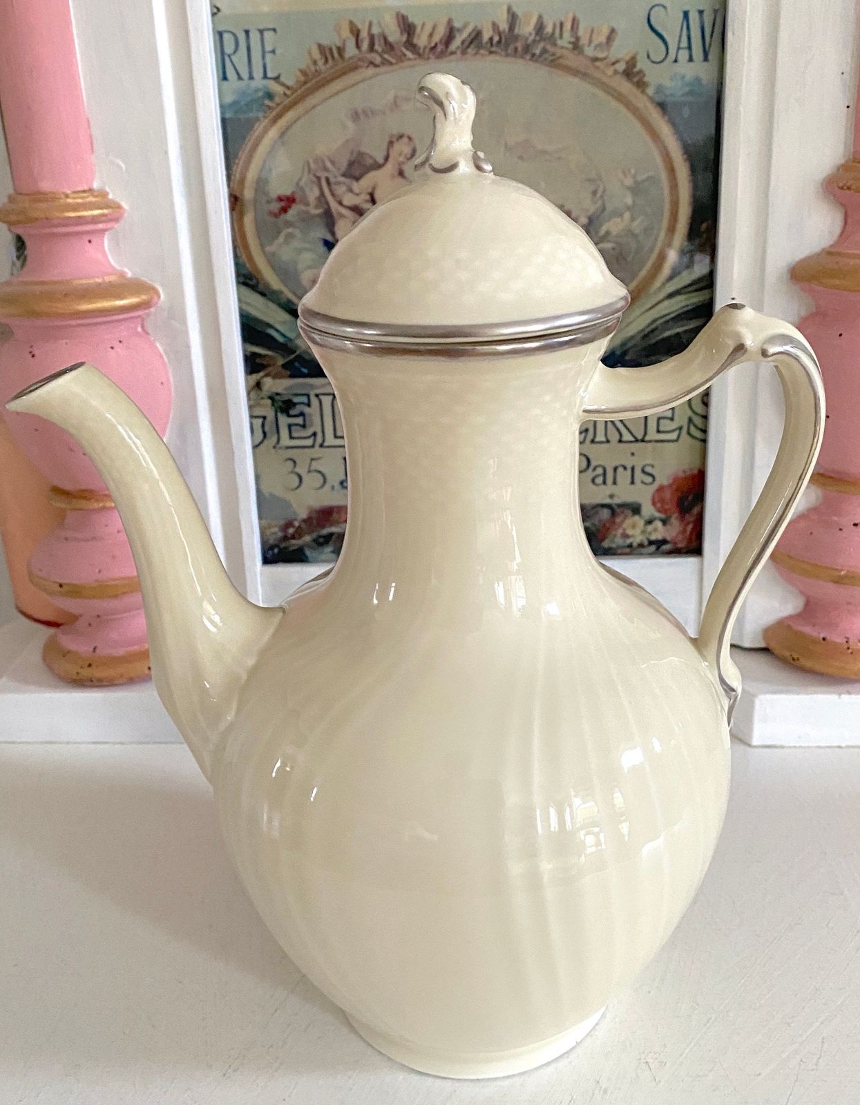 デンマーク製 銀縁装飾