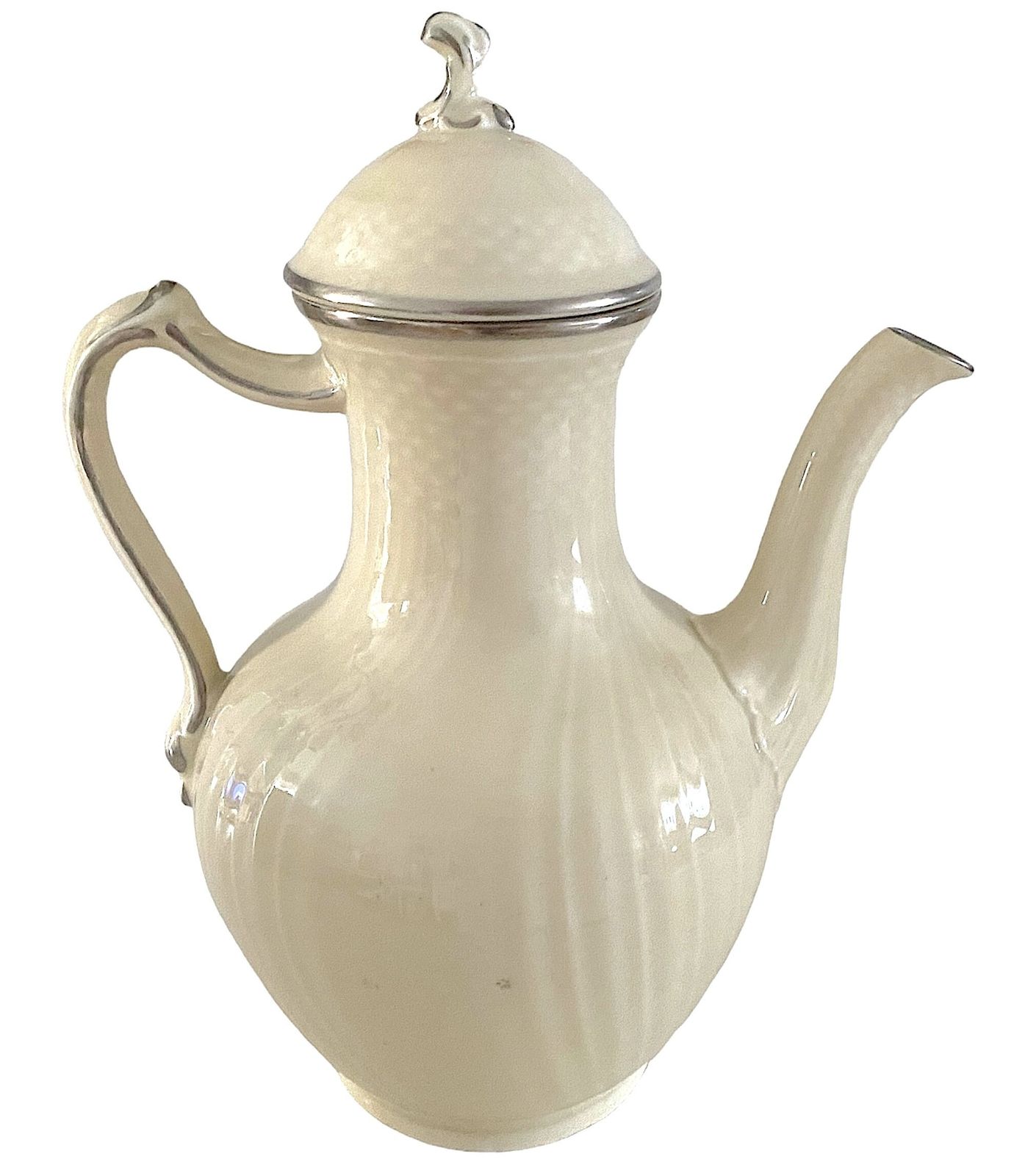 ロイヤルコペンハーゲン コーヒーポット 1960年代製 デンマーク製 銀縁装飾