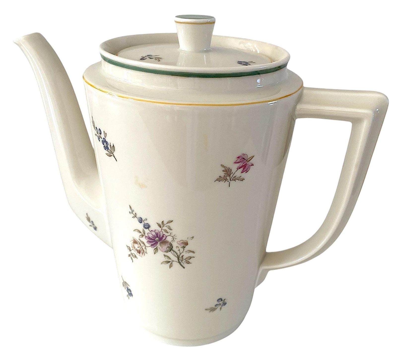  ロイヤルコペンハーゲン フリイセンボーグ コーヒーポット 1950年代 ロココ風花柄 デンマーク製 皿 食器