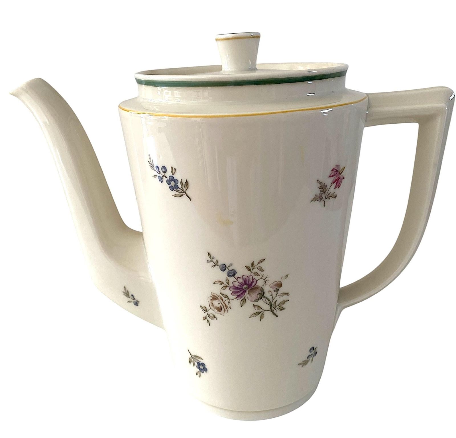 ロイヤルコペンハーゲン フリイセンボーグ コーヒーポット 1950年代 ロココ風花柄 デンマーク製