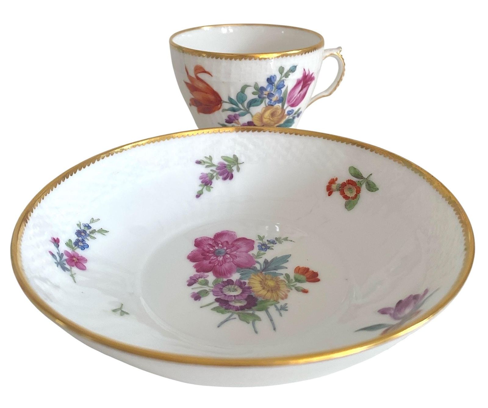 ロイヤルコペンハーゲン サクソンフラワー カップ＆ソーサー