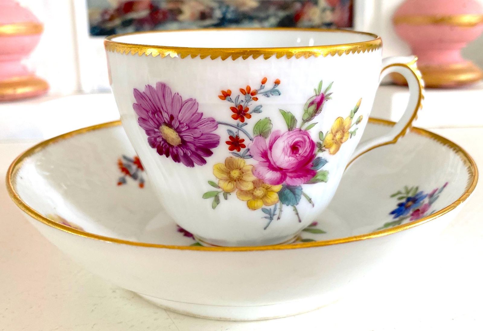 サクソンフラワー カップ＆ソーサー