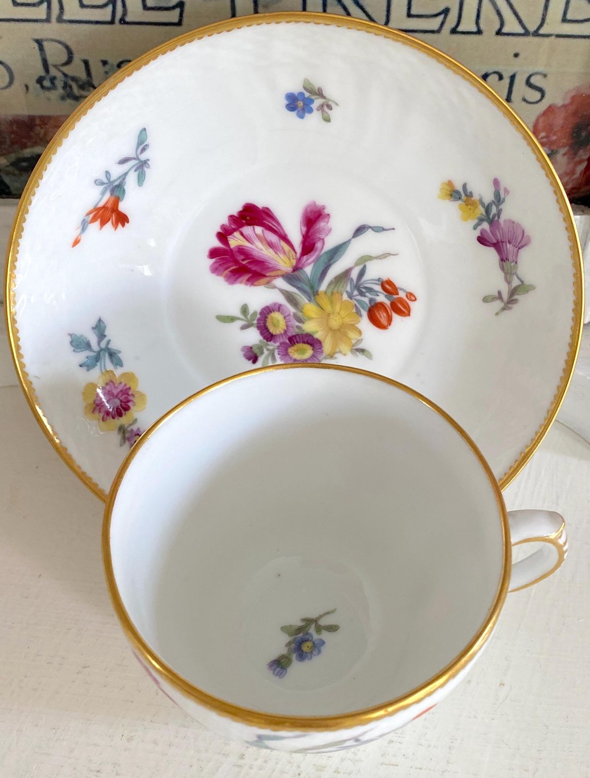 カップ＆ソーサー サクソンフラワー