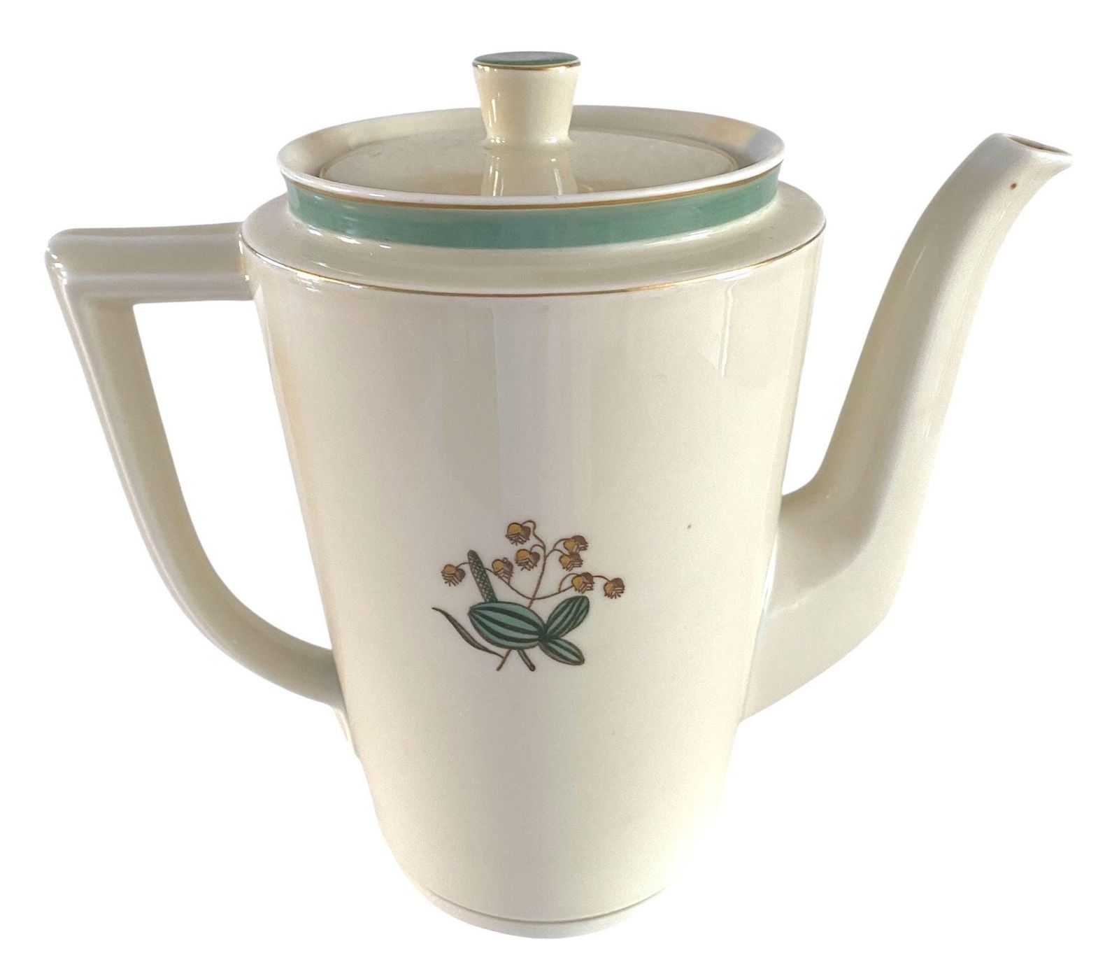 ロイヤルコペンハーゲン 蓋付きコーヒーポット北欧ボタニカル ガクガク草ミッドセンチュリーモダンヴィンテージ デンマーク