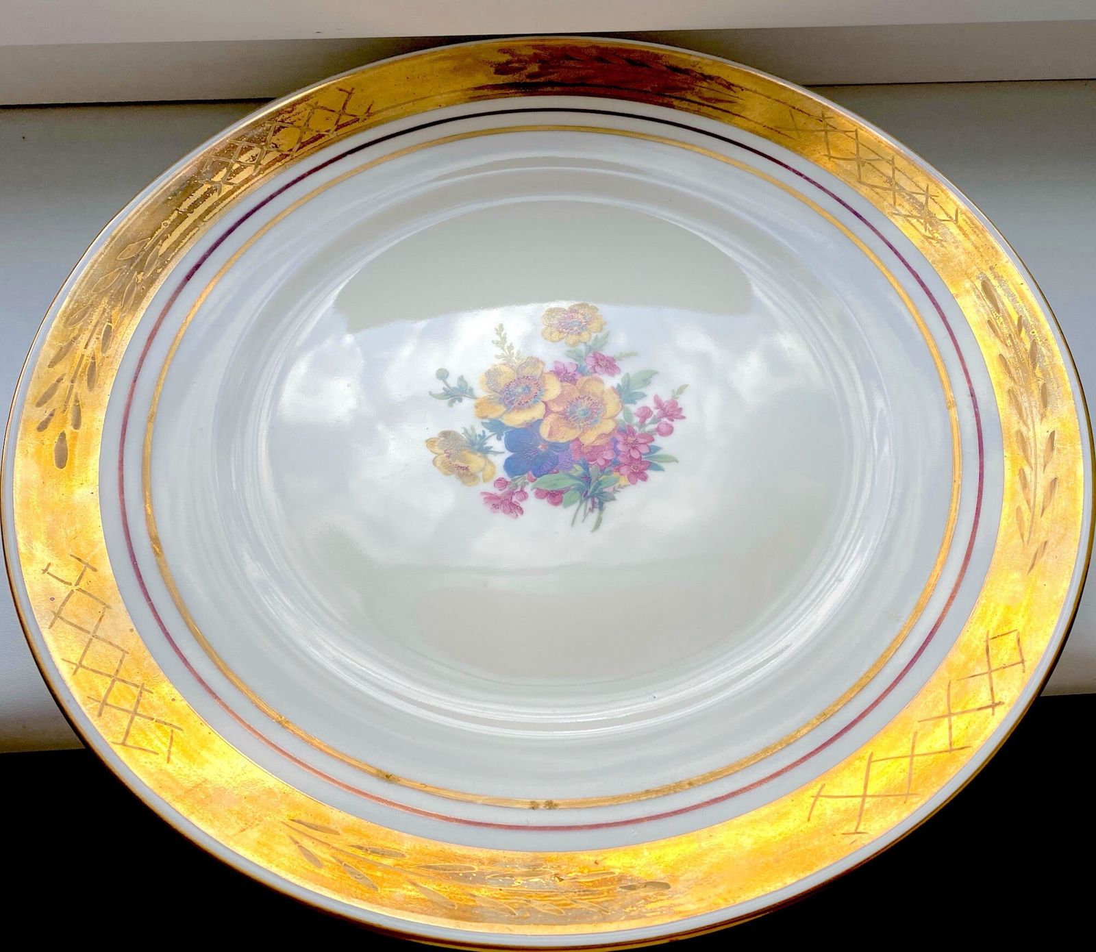 金縁 サーブ用ディスプレイプレート