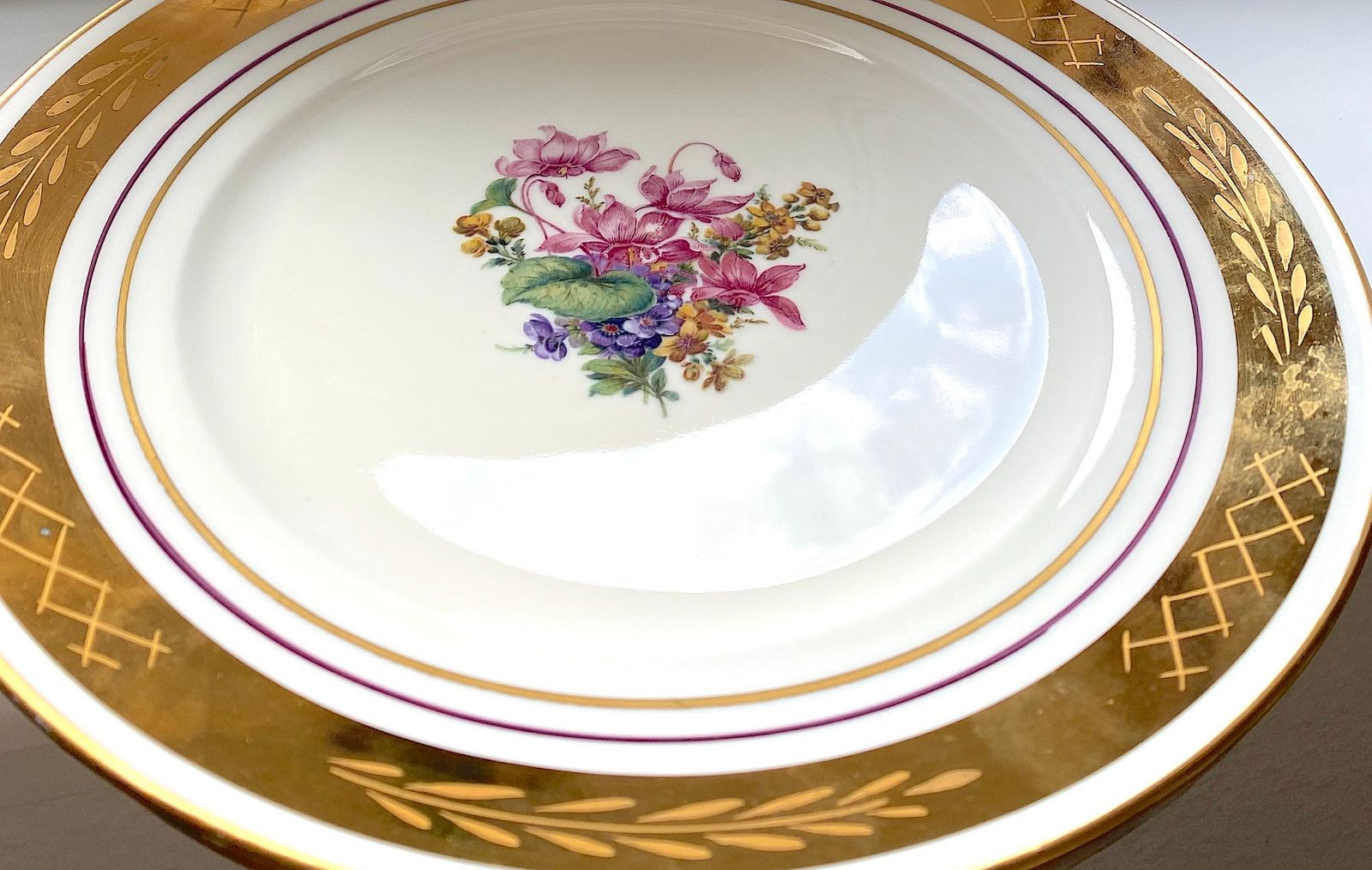 プレート ゴールドトリム