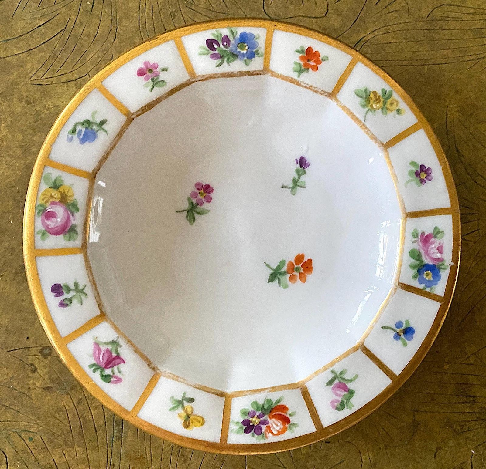 ロイヤルコペンハーゲン ヘンリエッテ プチ ラウンドプレート アンティーク 1870-1890年頃 デンマーク一級品 品