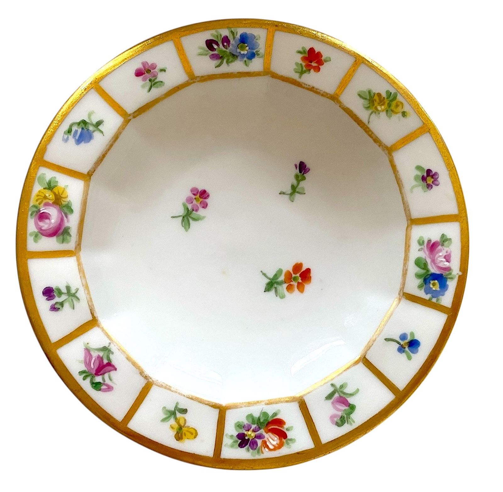 ロイヤルコペンハーゲン ヘンリエッテ プチ ラウンドプレート アンティーク 1870-1890年頃 デンマーク一級品 品