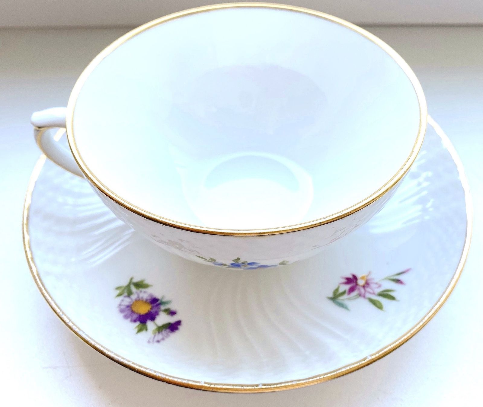 ティーカップ＆ソーサーセット ヴィンテージフローラル磁器