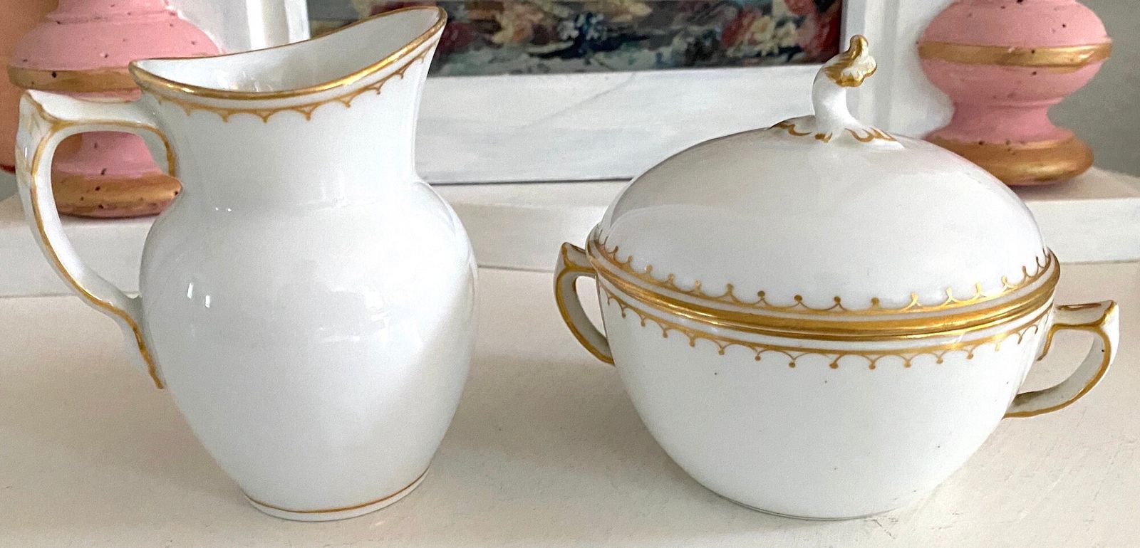 ロイヤルコペンハーゲン磁器 シュガーボウル＆クリーマーセット