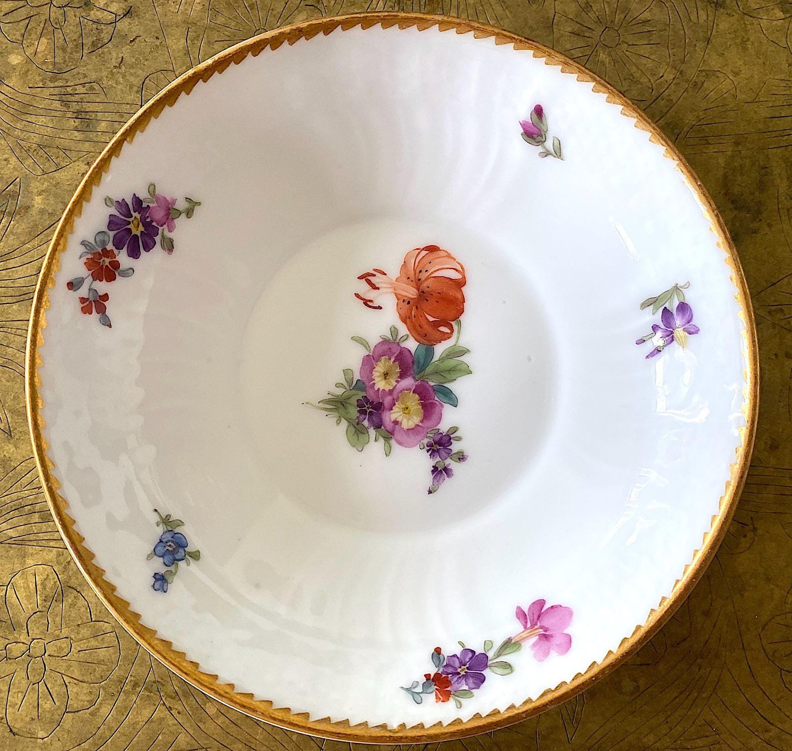 ロイヤルコペンハーゲン ザクセンフラワープレート（希少品