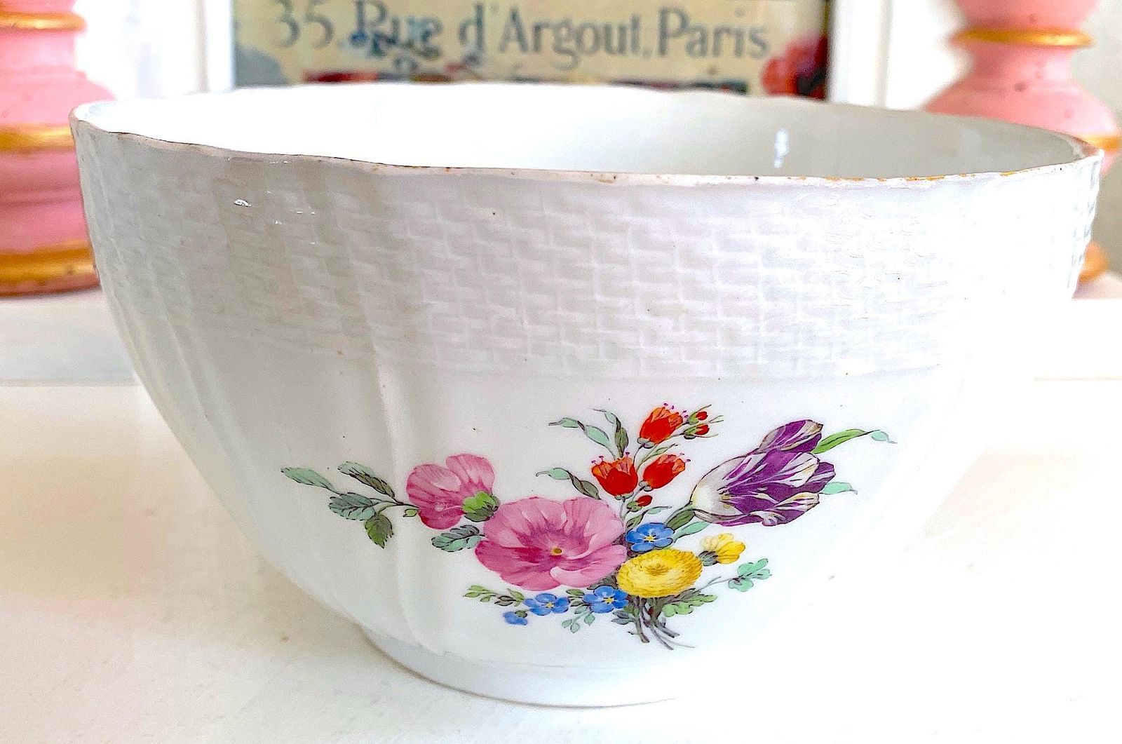  ロイヤルコペンハーゲン ザクセンフラワー磁器ボウル アンティークの盛り皿 皿 食器