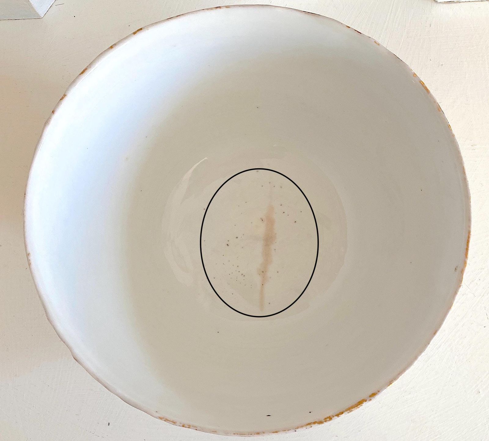 ザクセンフラワー磁器ボウル アンティークの盛り皿