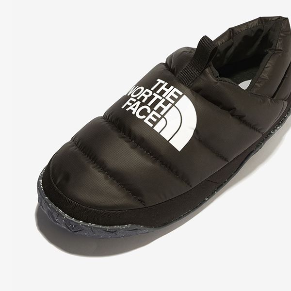  2025最新モデル THE NORTH FACE ザ ノースフェイス NF 02371 ヌプシ ダウン ミュール メンズ DOWN MULE KWブラック×ホワイト 25 cm 7 スリッポン 靴