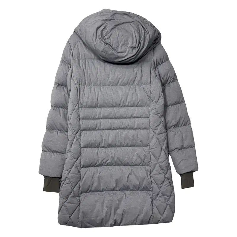 ライト グレー ダックダウン WHO カバー ダウンジャケット ロング丈 90 パンツ ダウンジャケット 