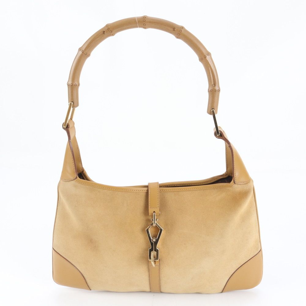 グッチ バンブー カンデンスキー 001-4060 レザー ショルダーバッグ 肩掛け ハンド 本革 レディース MUM DH 21-6