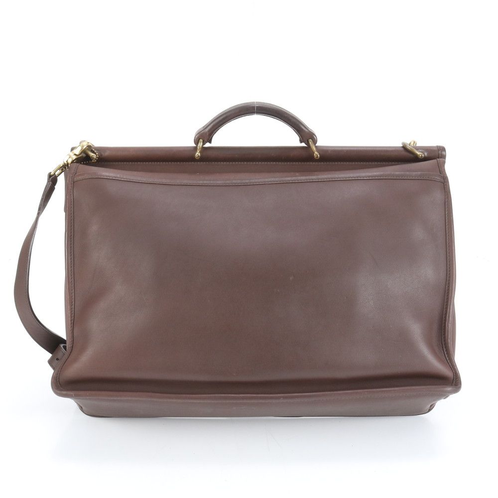 訳あり美品 コーチ メンズ レザー ビジネスバッグ ブリーフケース 大容量 茶 ☆コーチ/COACH【☆レザー/アタッシュケース】メンズ/ビジネス/バッグ