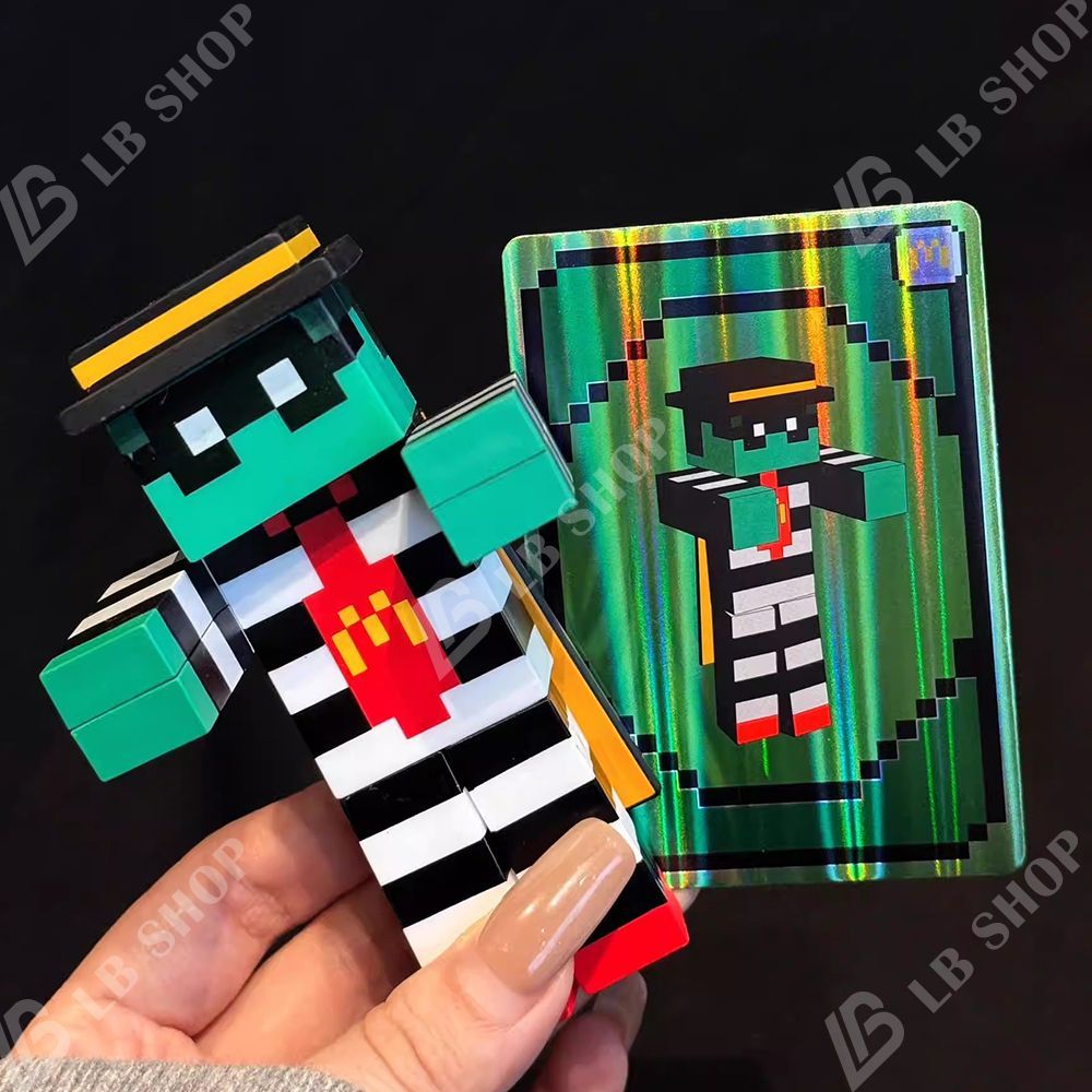 新品未開封　マインクラフト（海外版）マクドナルド　フィギュア　　6個セット 海外限定】6個セット マイクラ風 MINECRAFT ハッピーセット ハッピー