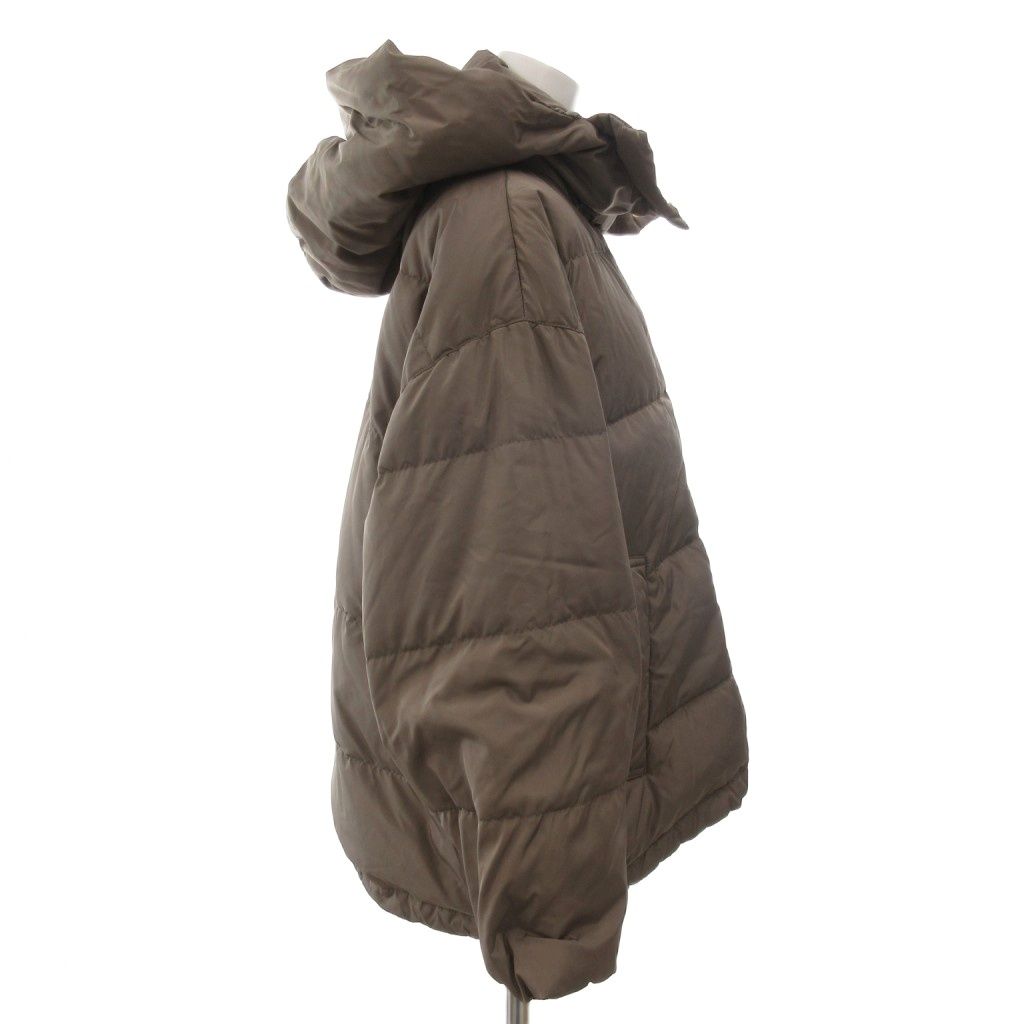 ナノユニバース nano universe ダウンジャケット ブルゾン F 茶