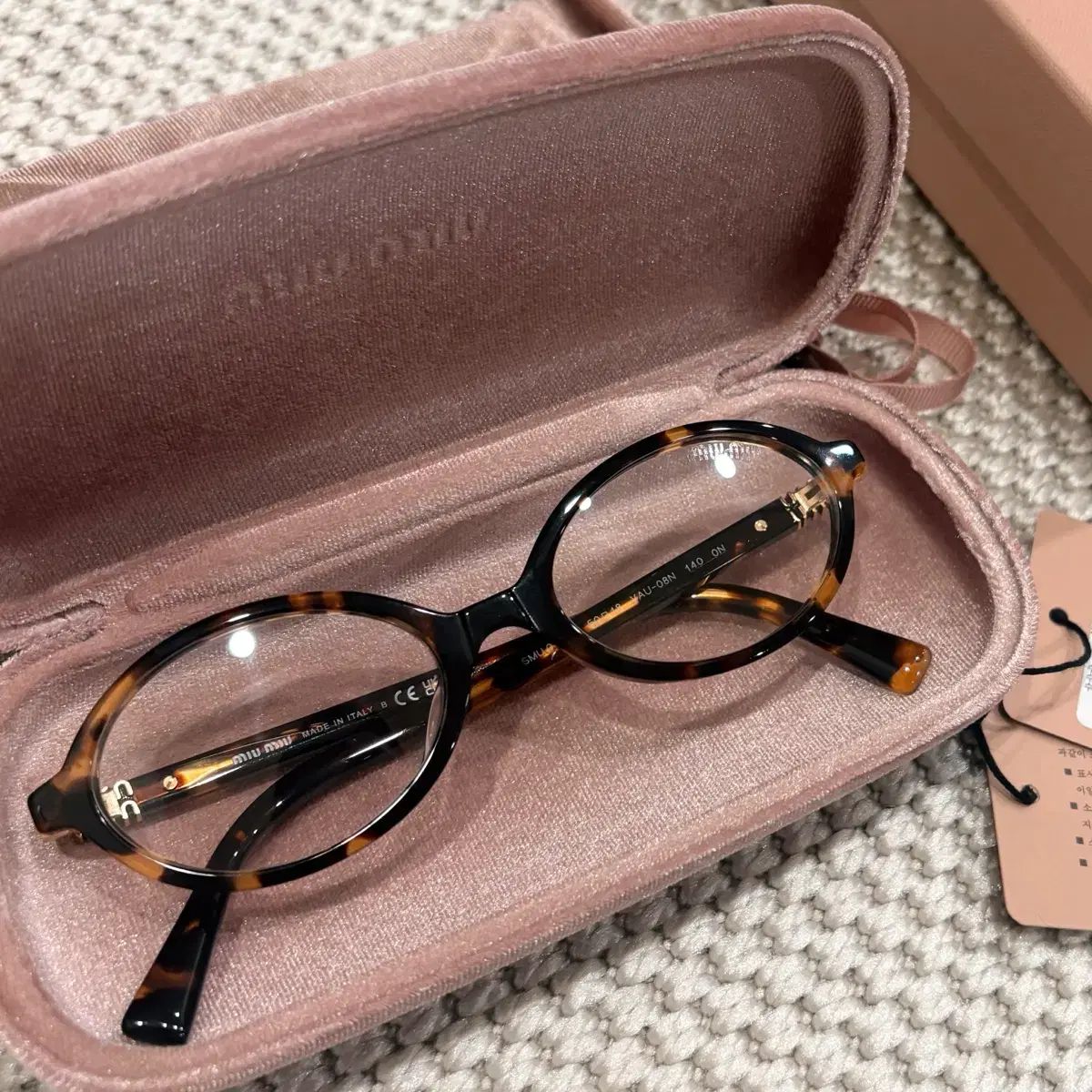 ミュウミュウ リーガルド メガネ サングラス