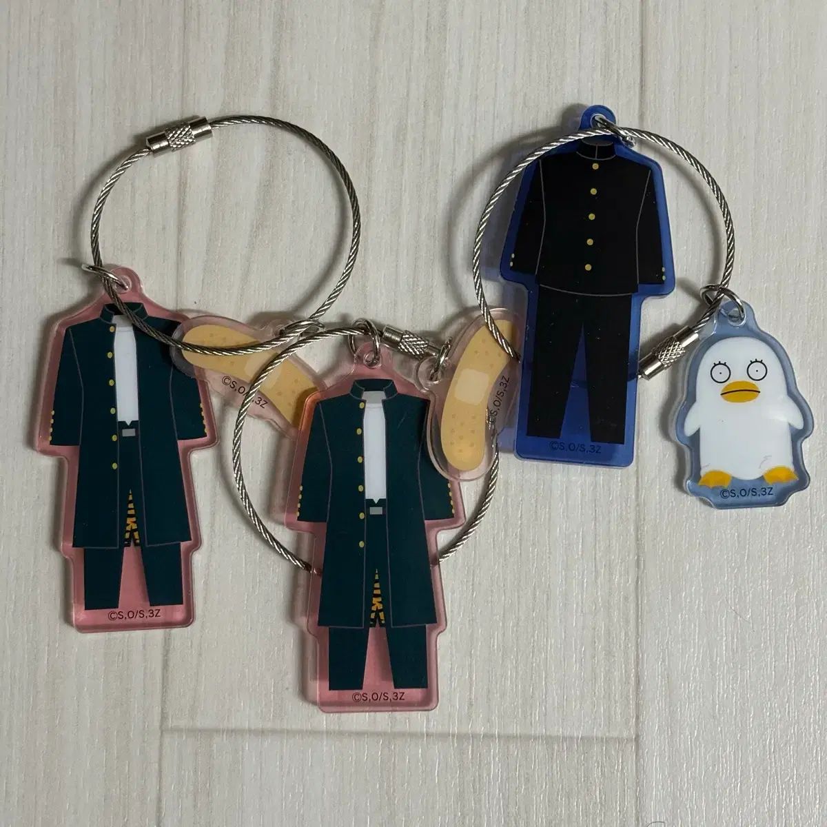 銀魂 3年Z組銀八先生 アクリルキーホルダー - メルカリ