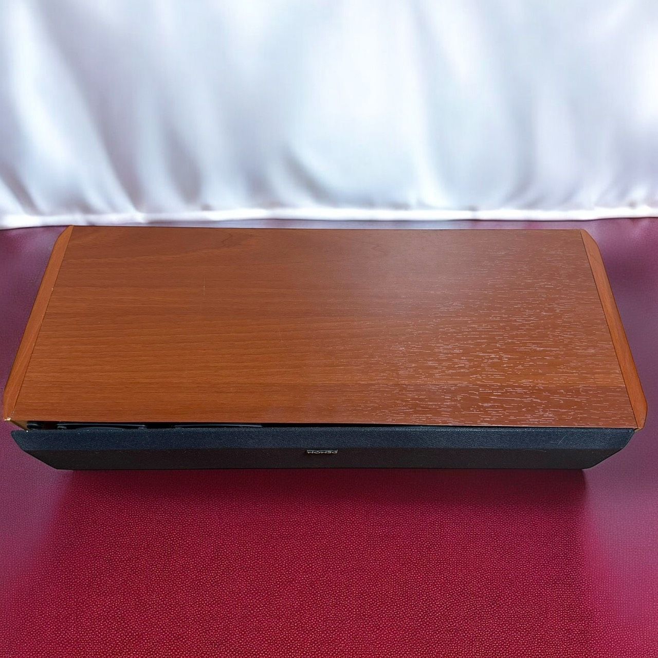 ☆送料無料 良品 DENON デノン SC-C555SA センタースピーカー 木目