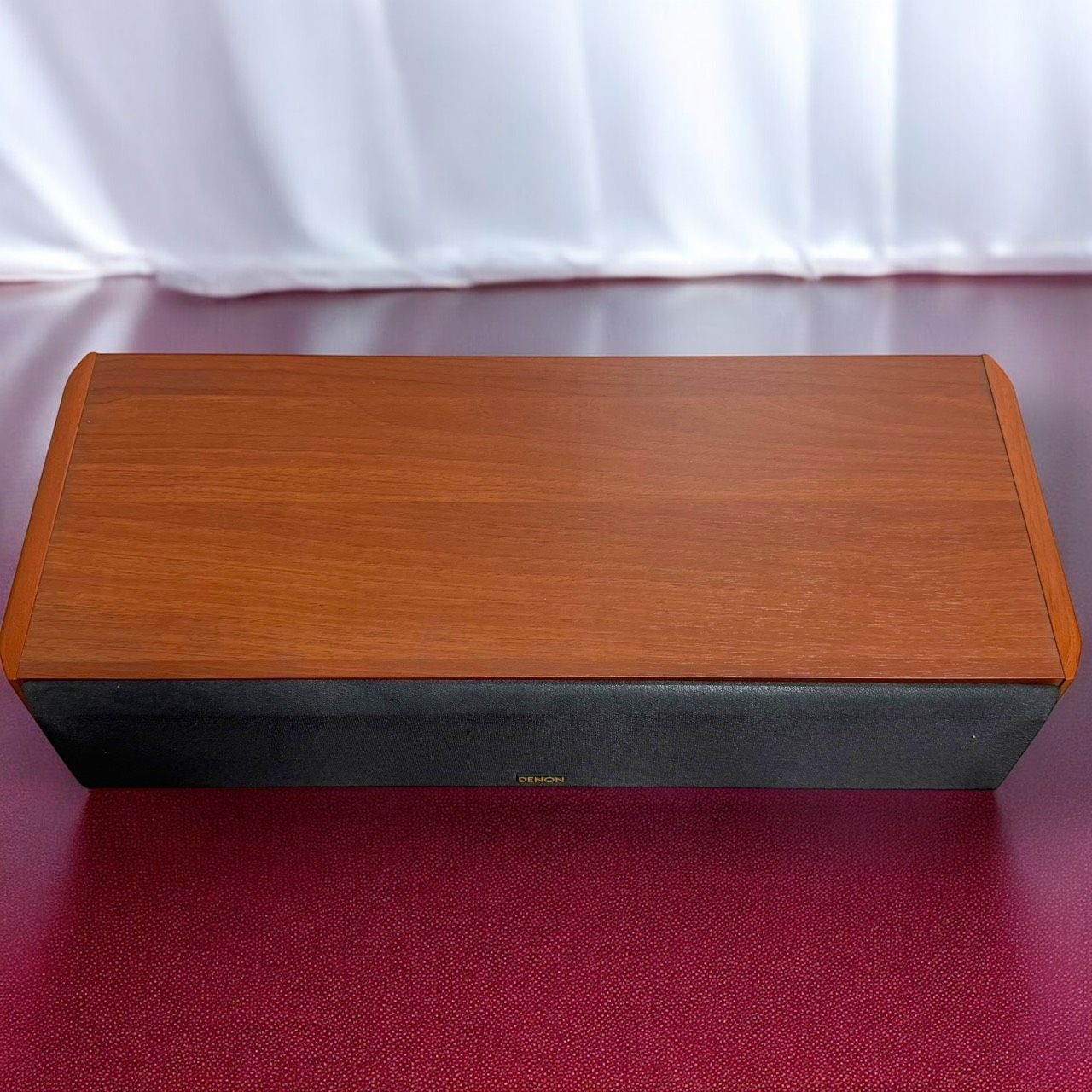 ☆送料無料 良品 DENON デノン SC-C555SA センタースピーカー 木目