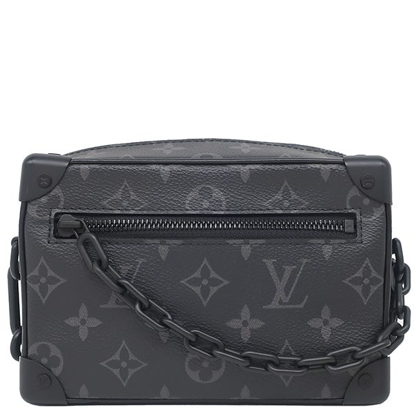 ルイヴィトン LOUIS VUITTON ショルダーバッグ ミニ ソフトトランク モノグラムキャンバス モノグラムエクリプスキャンバス モノグラムエクリプス マットブラック金具 黒 M 44735 MB 4119