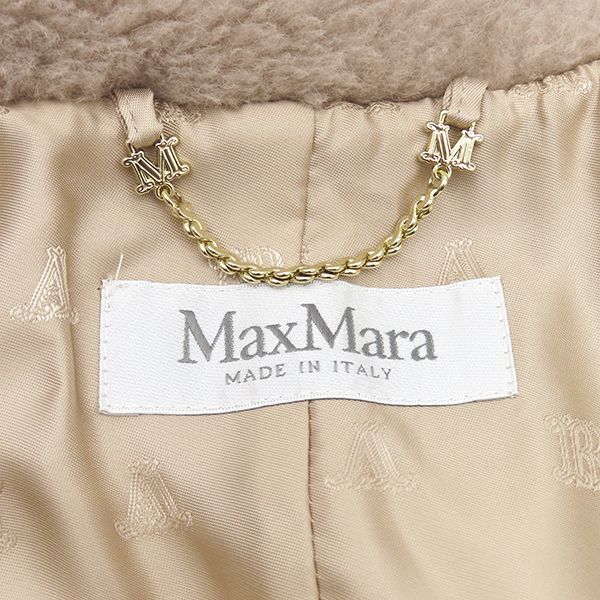 マックスマーラ Max Mara ポンチョ テディベア ケープ アルパカ ウール