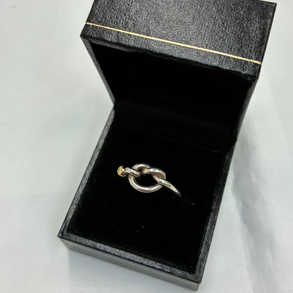 N【ヴィンテージ】ティファニー Tiffany & Co. k18 silver 925 ラブ