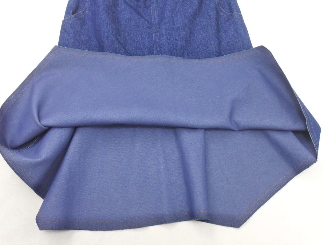 YUKI TORII ユキ トリヰ マーメイド デニムスカート size40/青