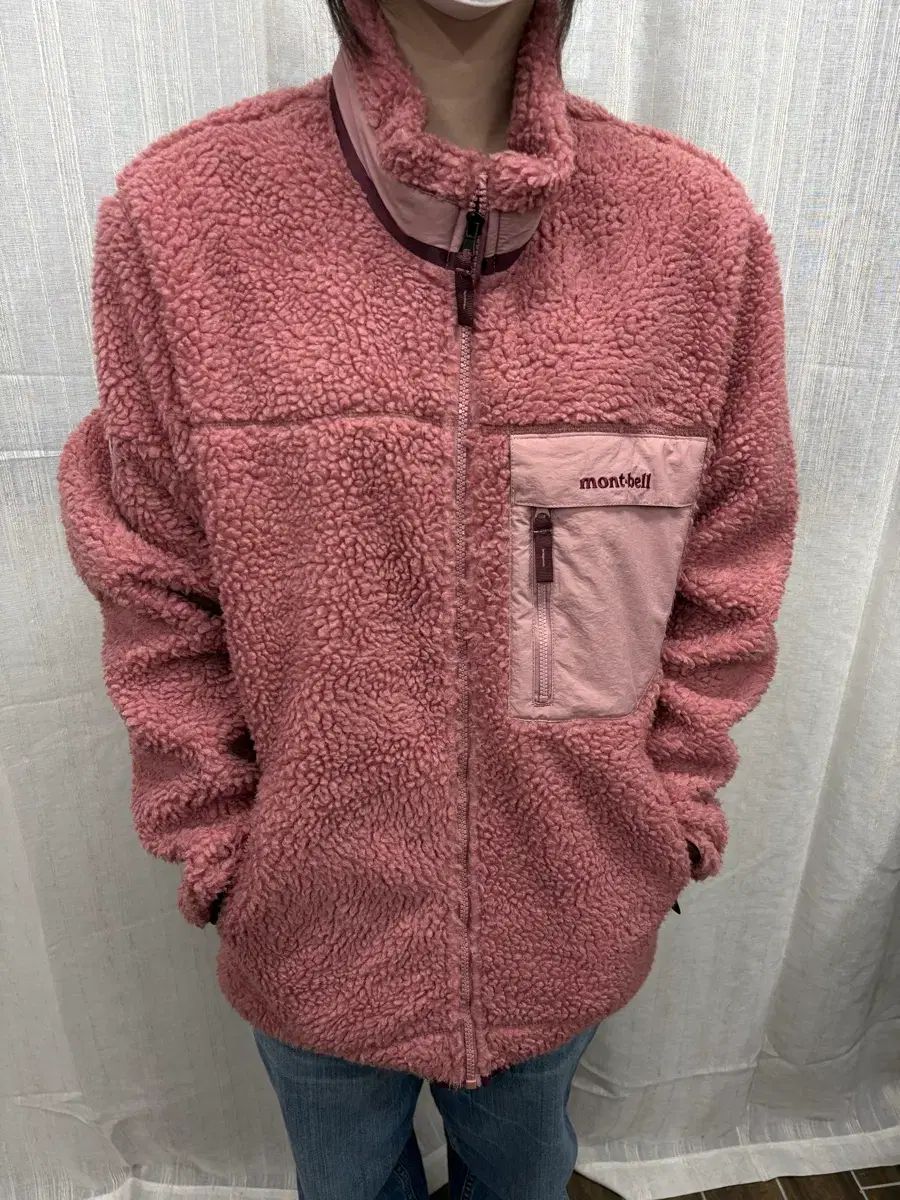 モンベル インディーピンク シープスキン フリース ジャケット