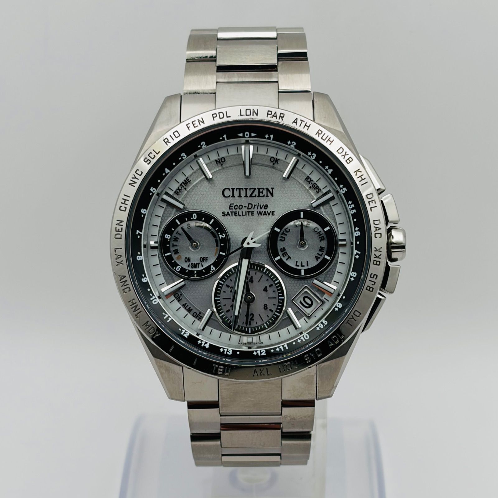 T 773 正常稼働 CITIZEN シチズン ATTESA アテッサ GPSソーラー Satellite Wave サテライトウェーブ Eco-Drive エコドライブ CC 9010-66 A F 900-T 021549 時計 メンズ ユニセックス