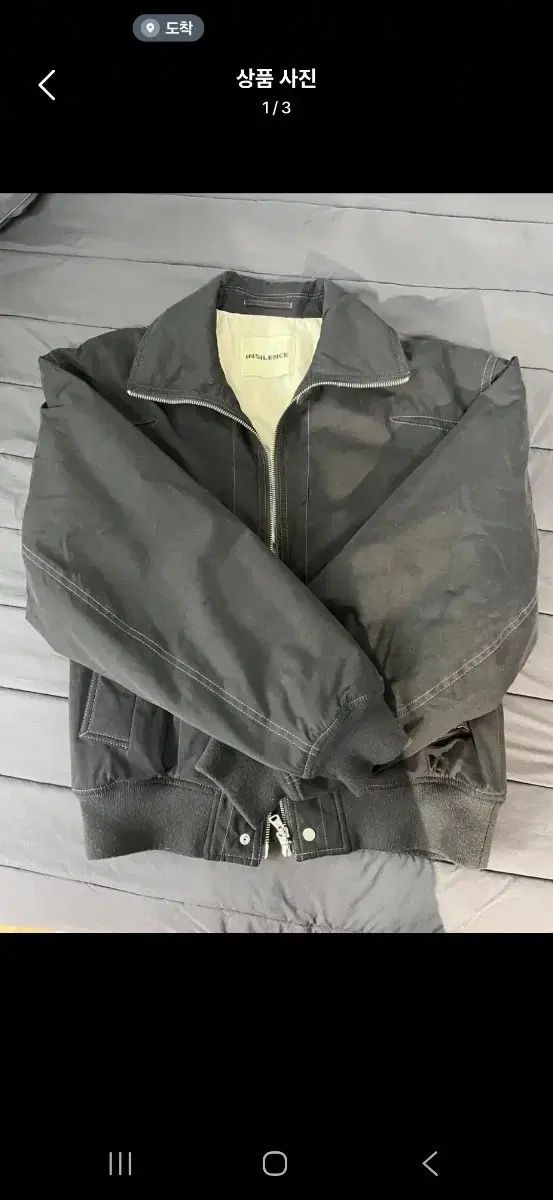 INSILENCE ブラック ブルゾン ジャケット