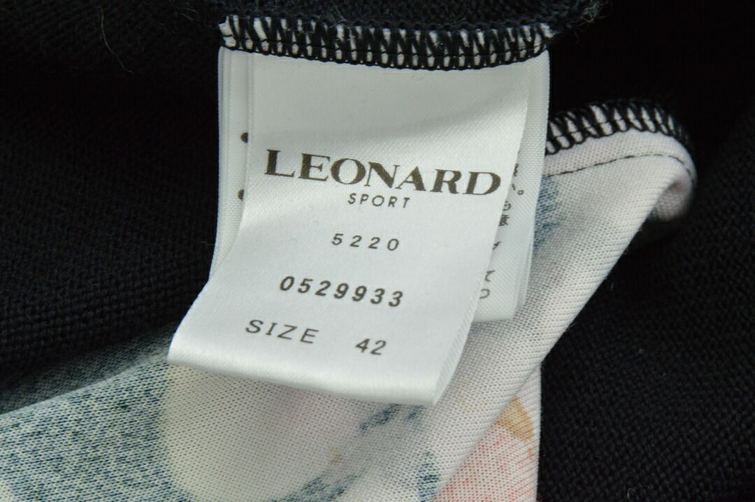 レオナール スポーツ LEONARD Sports ニットワンピース ロング丈